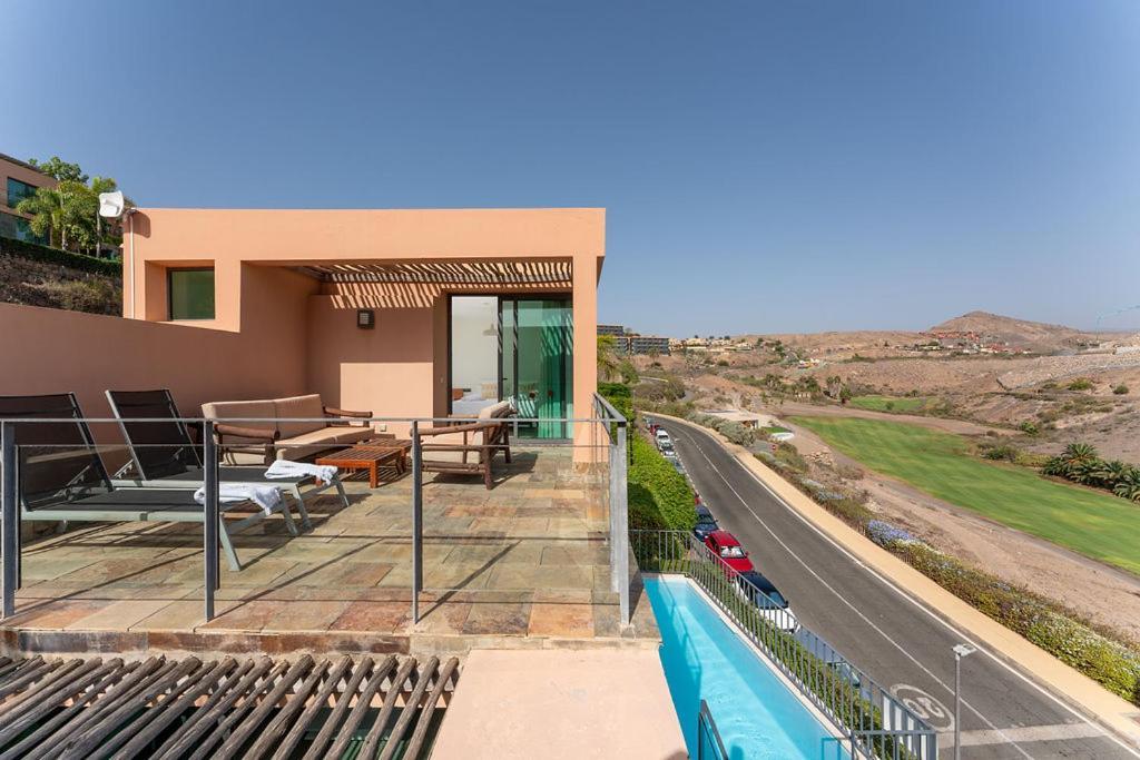 Villa Mit Pool Los Lagos 16 Salobre  Zewnętrze zdjęcie