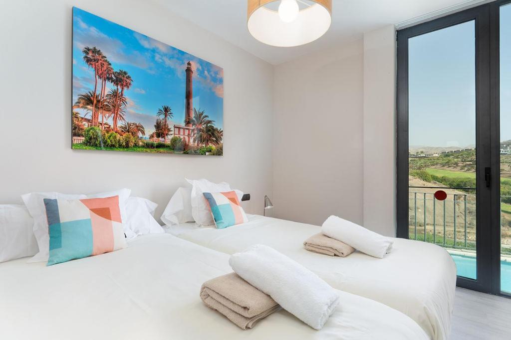 Villa Mit Pool Los Lagos 16 Salobre  Zewnętrze zdjęcie